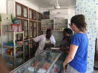 Visiting pharmacies in Vinginguti